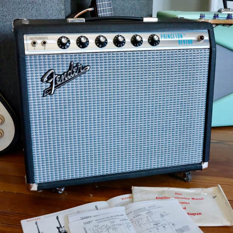 1972 Fender Princeton Reverb Amplifier image 1