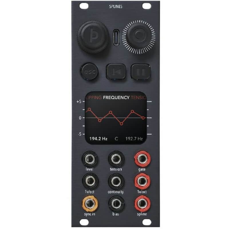 Thorn.Audio Splines Digital Vector Curve Generator Module (black) image 1