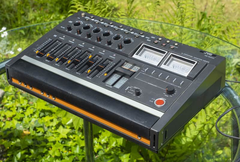 1979 JVC Victor MI-5000 6 channel stereo mixer with spring | Reverb