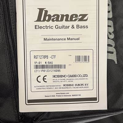 Ibanez RGT1270PB Cosmic Blue Starburst Flat (095) image 8