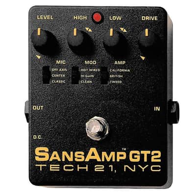 SANSAMP GT2 TECH 21 NYC OH済み Tech 21 SansAmp GT2 Tube Amp Emulation Pedal | Reverb Canada