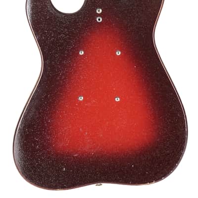 1960's Silvertone 1457 Red Burst Guitar w/ Amp in Case image 7