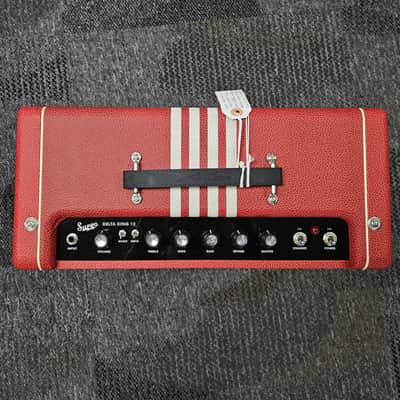 Supro 1822R Delta King 12 Special Run 15-Watt 1x12" Guitar Combo 2025 - Scarlet / Cream Stripes image 2