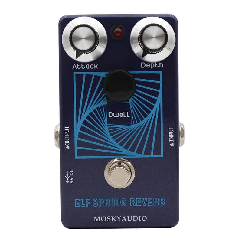 Mosky Audio ELF SPRING REVERB Guitar Effect Pedal Vintage Voiced Reverb Pedal with True Bypass image 1