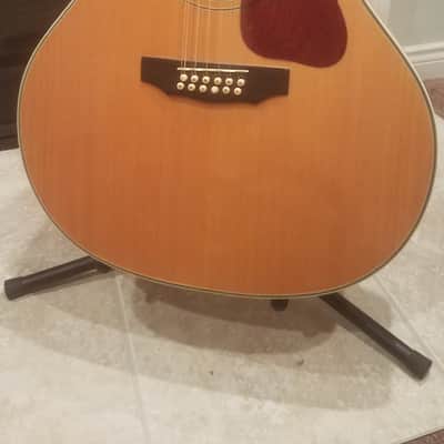 1977 Takamine F-395MS Jumbo 12-string. 'Lawsuit' copy of the Guild F412. image 4