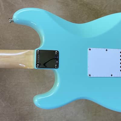 Fender Custom Shop Strat NOS '65 Stratocaster Surf Green Guitar image 7
