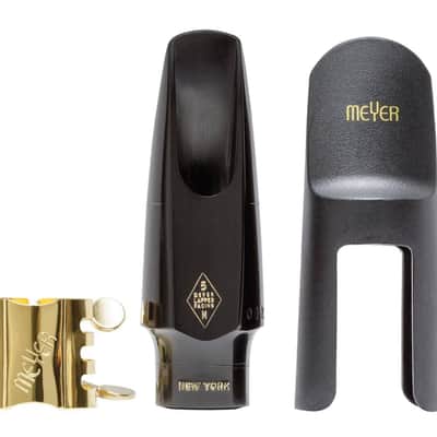 Meyer New York Alto Sax Hard Rubber Mouthpiece (6M) (FIREWORKS26) image 3