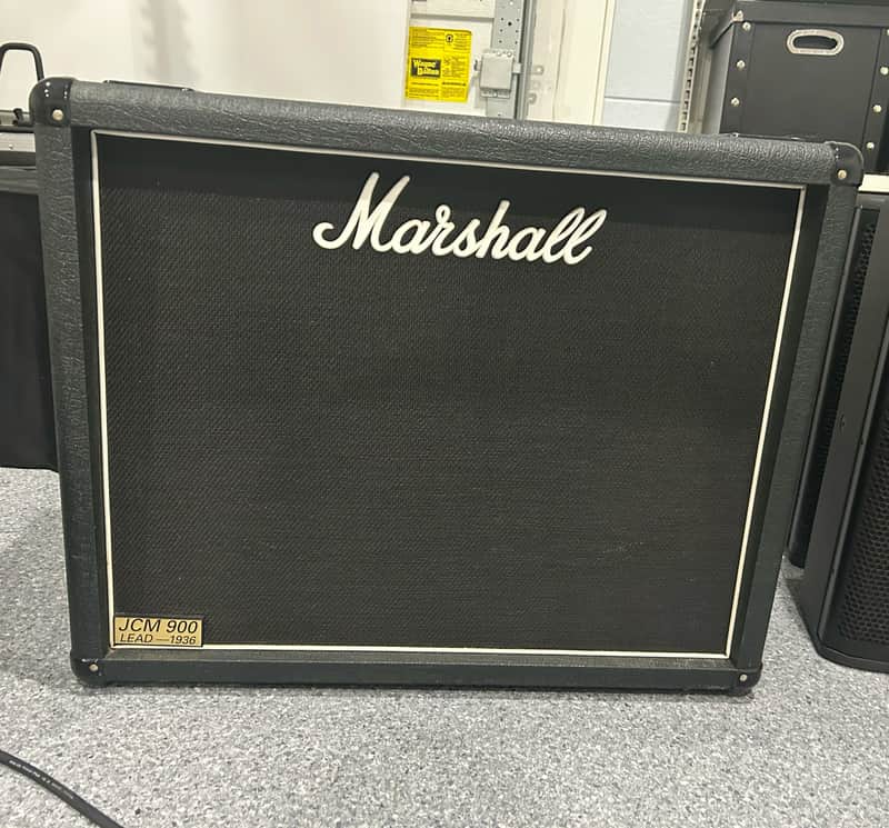 Marshall 900 Lead 1936 2x12 Cabinet 1995 - Black image 1