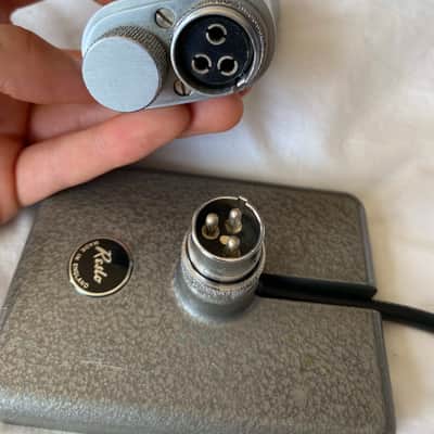 *RARE* Early '60s Vintage Reslo RBL-WS 'Beatles' Ribbon Microphone with Adapter and Stand image 6