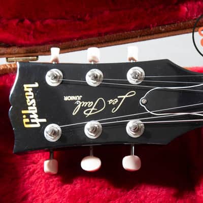 2018 Gibson Billie Joe Armstrong Les Paul Junior Ebony – 1 of 200, Original Case image 3