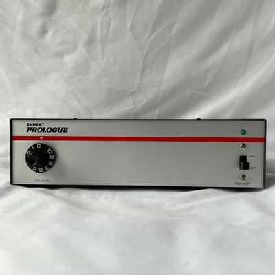 1989 Shure Prologue 210A 10 Watt Power Amp - Transformer Balanced Low Z Input image 1
