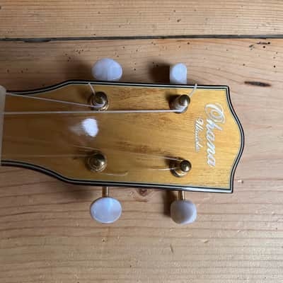 Ohana K-70G Tenor Ukulele + Basic Gig Bag Solid Top image 8