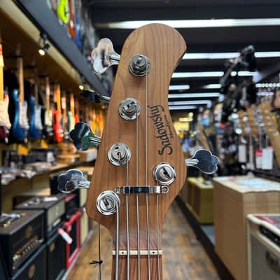 Sadowsky MetroExpress Vintage JJ 5-string Bass Guitar Solid Candy Apple Orange Metallic w/Padded Gig Bag image 7
