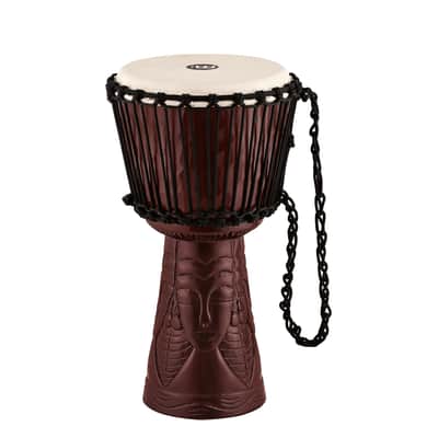 Meinl Percussion PROADJ4-M Pro 10" Mahogany Rope Tuned Djembe, Hand Selected Goat Skin Head (VIDEO) image 1