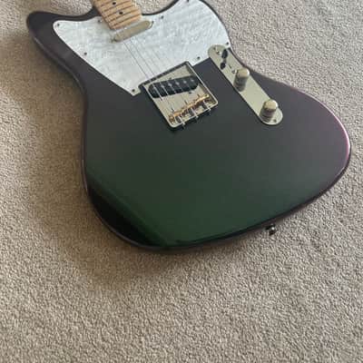 (Guitar Garage Build) Fender Jazzcaster Chameleon Green image 2