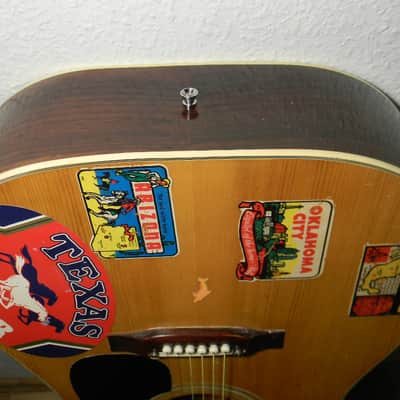 vintage KUMIKA by ARIA W-265 acoustic dreadnought GUITAR mij Kumiko Japan GUITAR RARE image 11
