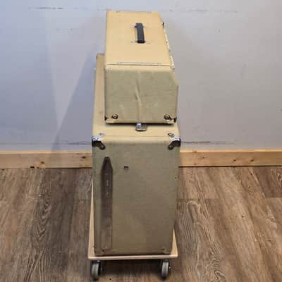 1961 Fender Bandmaster 40-Watt 2-Channel 1x12" Piggyback Guitar Amp - Brown panel image 22