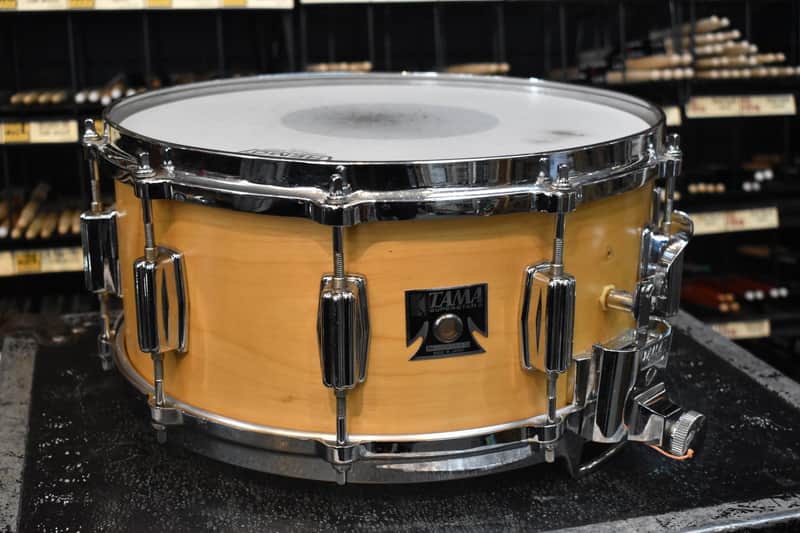 Vintage 70's Tama Re-Ring Superstar 9606 KG 6.5 x 14 King Beat Birch Snare Drum in Natural Maple Finish image 1
