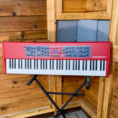 Nord Piano 6 73-Note Weighted Hammer Action Piano With Split / Layering & NP3 Pedal - Red image 1
