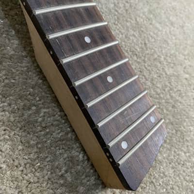 Maple Wood 4 String Bass Neck, 24 Frets Rosewood Fingerboard image 12