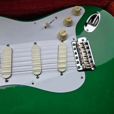 Fender Eric Clapton Artist Series Stratocaster with Lace Sensor Pickups 1989 7up Green image 2