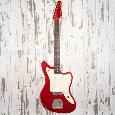 Suhr Classic JM Antique Limited Edition - Candy Apple Red w/ Mastery Vibrato image 4