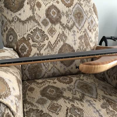 Fbass F-Bass Alain Caron AC5 Custom, 34" Scale, Flamed Redwood top! 2013 image 7