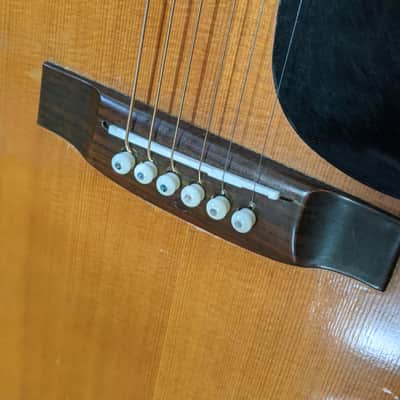 Yamaki/Kizan GF-240 1977 Natural transition guitar pre-Daion image 5