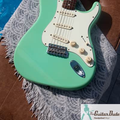 2010 Fender ST-62 '62 Stratocaster Reissue - 6.9 lbs!! - Limited Surf Green Finish - Made In Japan MIJ - Pro Set Up! w Perfect Frets/Action/Intonation - Demo Video image 12