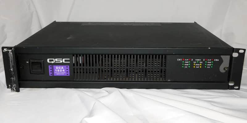QSC DCA 1824 4 channel Theater Power Amplifier great for monitors image 1