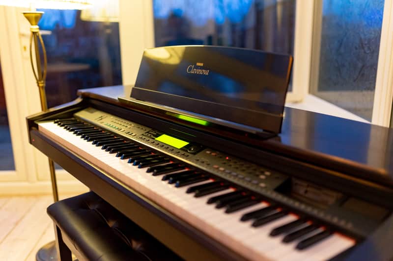 Yamaha Clavinova CVP-69 1995 Black/Brown | Reverb