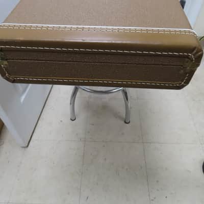 Fender Vintage Brown Tolex Deluxe Hard Side Case, w/ Gold Interior (USA) #2 image 5