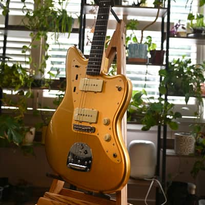 *NEW IN BOX* 2025 Fender Japan - Limited Edition - ISHIBASHI FSR Jazzmaster Traditional 60s Mystic Aztec Gold MH Matching Headstock - MIJ image 3