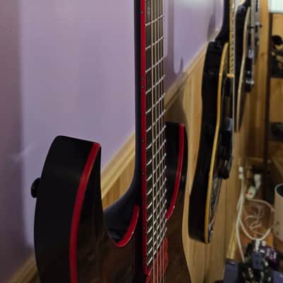 Schecter Sunset-6 ET EX Red Dawn Baritone – Fishman Fluence, EverTune, Tone Pot Mod + Case image 8