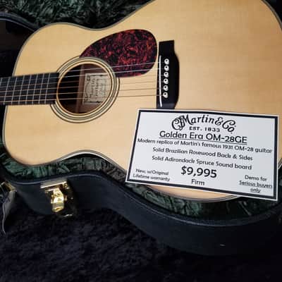 Martin OM-28 Golden Era (Brazilian Rosewood), 2003, with Original Paperwork & Case image 1