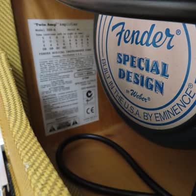 Fender Twin-Amp, Model 5E8-A, '57, 2 x 12" Tube Amp w/ Roadie ATA Case (Casters) image 4