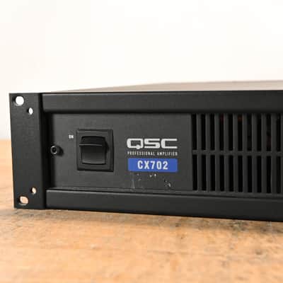 QSC CX702 2-Channel 700W Power Amplifier CG01V6S image 3