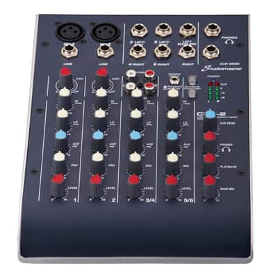 Studiomaster C2-2 6-Channel Ultra Compact Analog Console Mixer with 2 Band EQ image 3