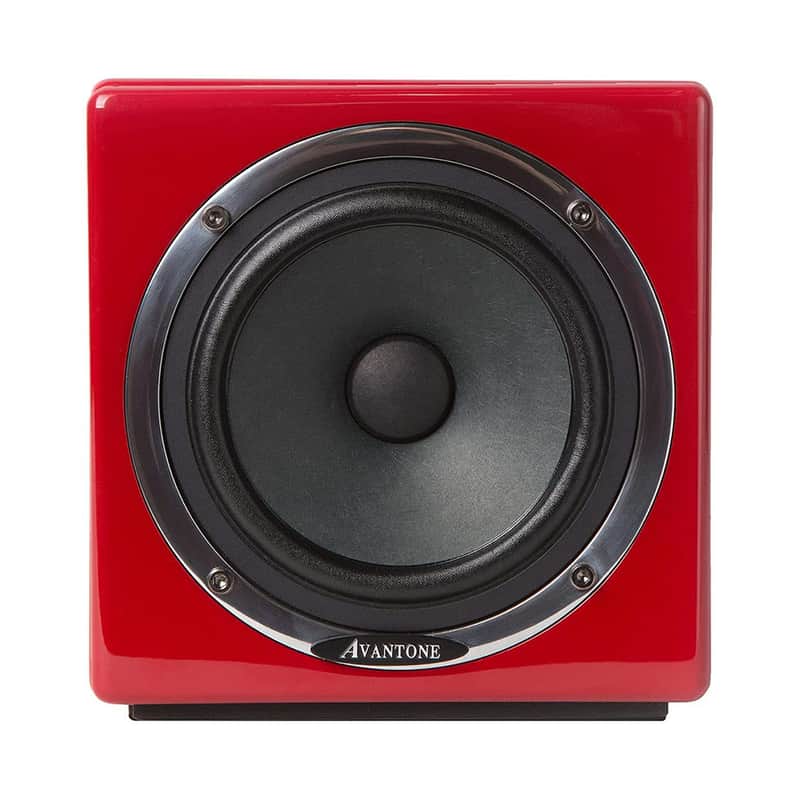 Avantone Pro Active MixCube Full-Range Mini Reference Monitor (Single, Red) image 1