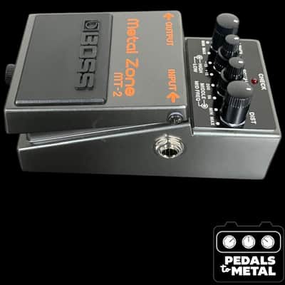 Boss MT-2 Metal Zone (Silver Label) 1991 - Present - Black - | Reverb