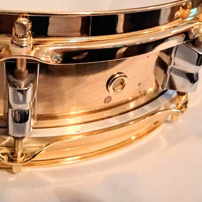 UNMARKED BRASS PICCOLO SNARE DRUM 13"/8L- FREE SHIP TO C-USA! image 8