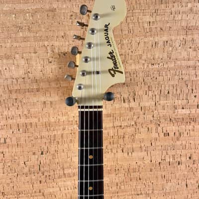 Fender Jaguar 1963 - Olympic White with Matching Headstock image 15