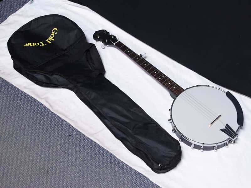 Gold Tone CC-50TR Cripple Creek LEFTY Short Scale Traveler Openback 5-String Banjo w/Spikes- B-stock image 1