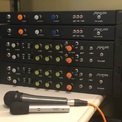 Yamaha PM 1000 "High Gain" vintage microphone preamp, CYCLOPS AUDIO racked 1 channel with DI image 6