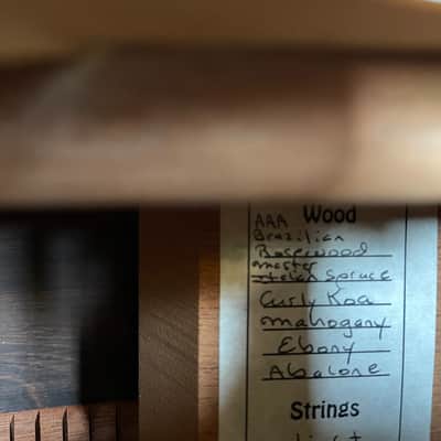 Goodall GC Brazilian Rosewood / Master Italian Spruce image 11