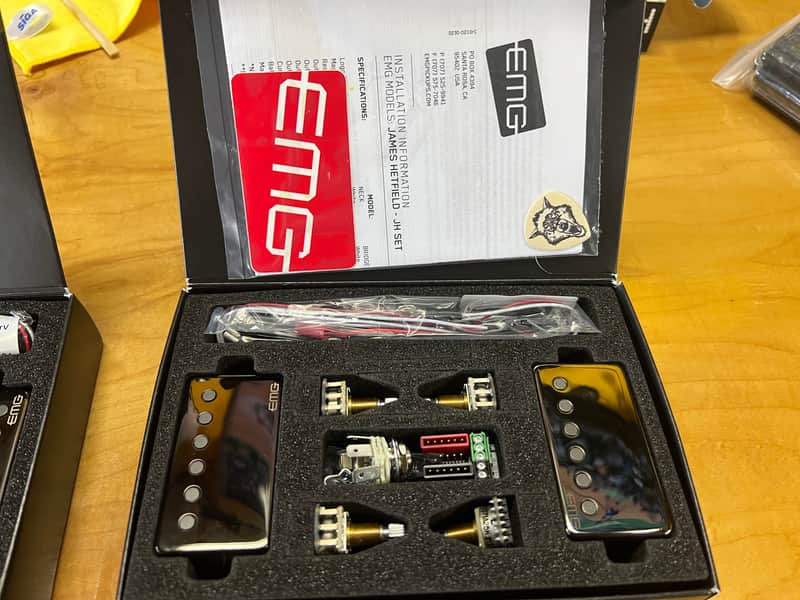 EMG JH/SET-BC James Hetfield Signature Humbucker Set image 1
