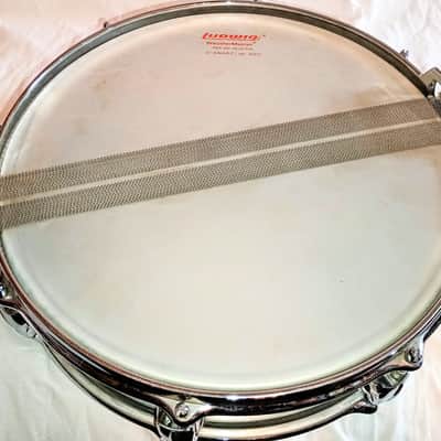 PREMIER VINTAGE  '70s ALUMINUM SNARE DRUM - CHROME - FREE SHIP TO C-USA! image 11