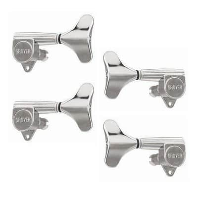 Grover 144C Mini Bass Guitar Tuning Machines 2 + 2, Chrome image 3
