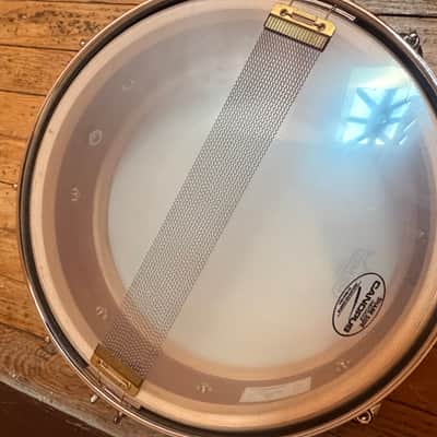 Canopus 14” mv60 m2 snare - Gold sparkle image 2