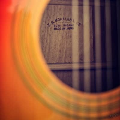 1970 Morales Zen-On Japan M350 Western Folk Acoustic Guitar MIJ Gibson J200 Copy image 5